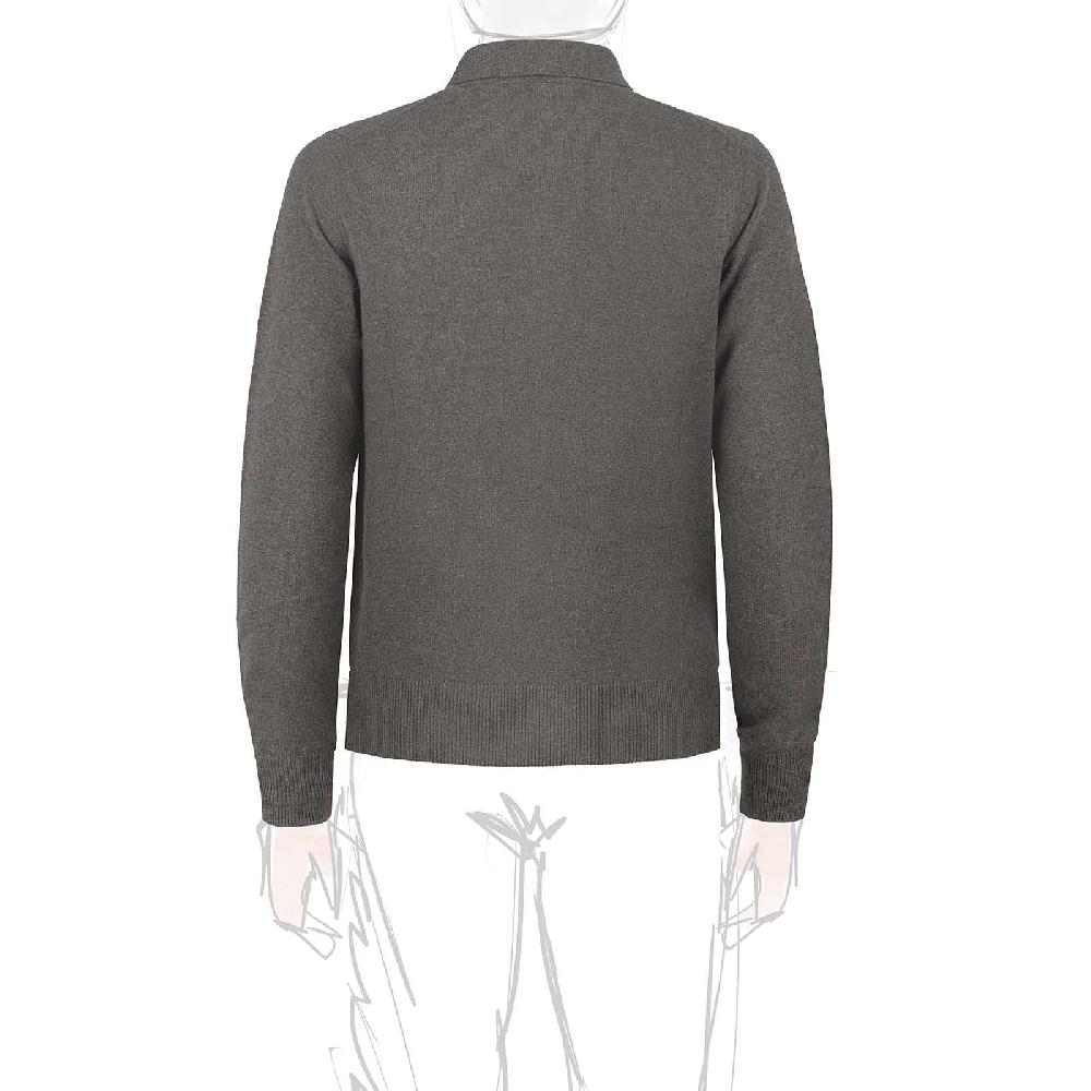 Rubinacci Polo in cashmere fango Grandi sconti