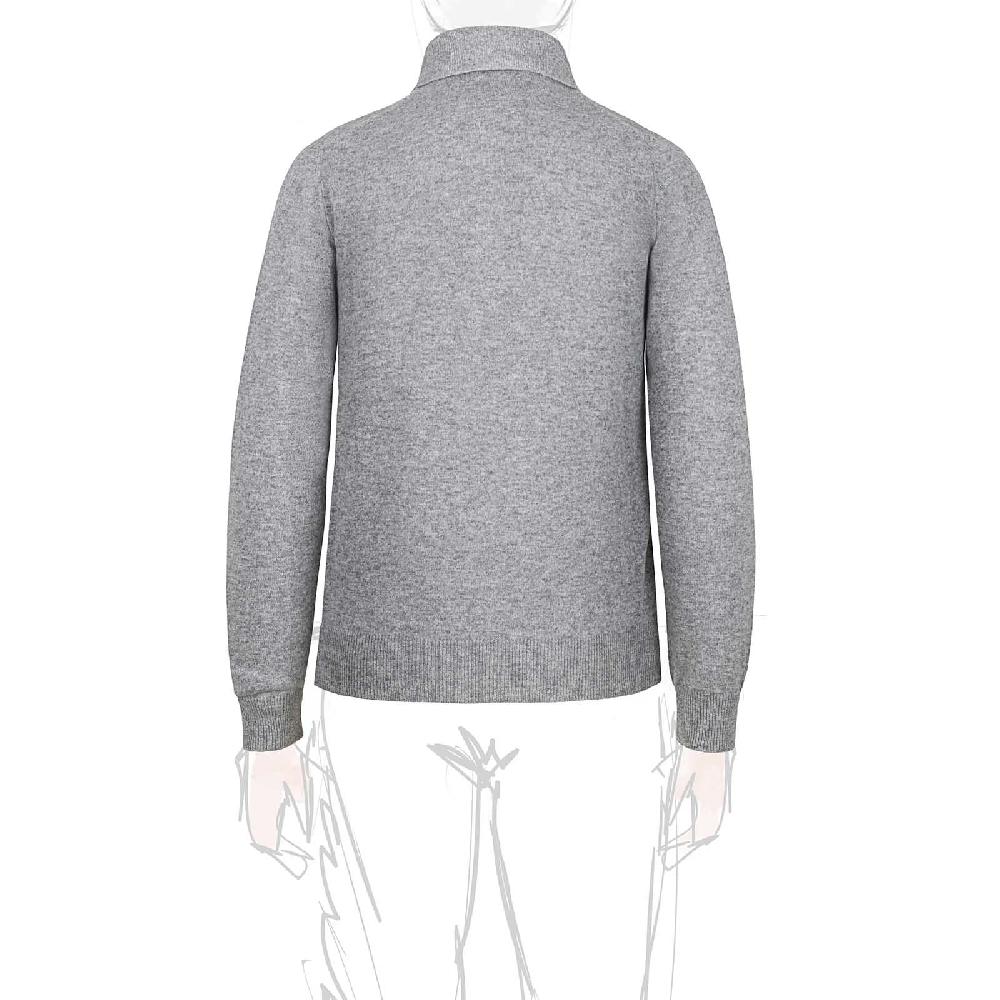 Rubinacci Polo in cashmere grigio Nuovi prodotti
