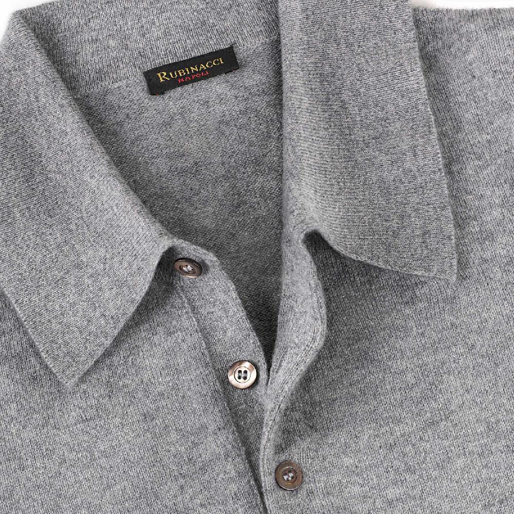 Rubinacci Polo in cashmere grigio Nuovi prodotti