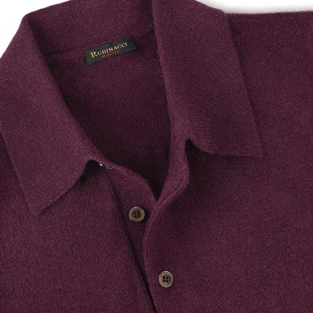 Rubinacci Polo in cashmere vino Bestseller
