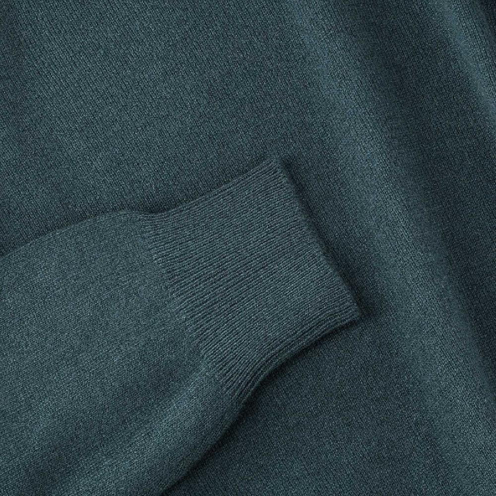 Rubinacci Polo in cashmere verde Liquidazione