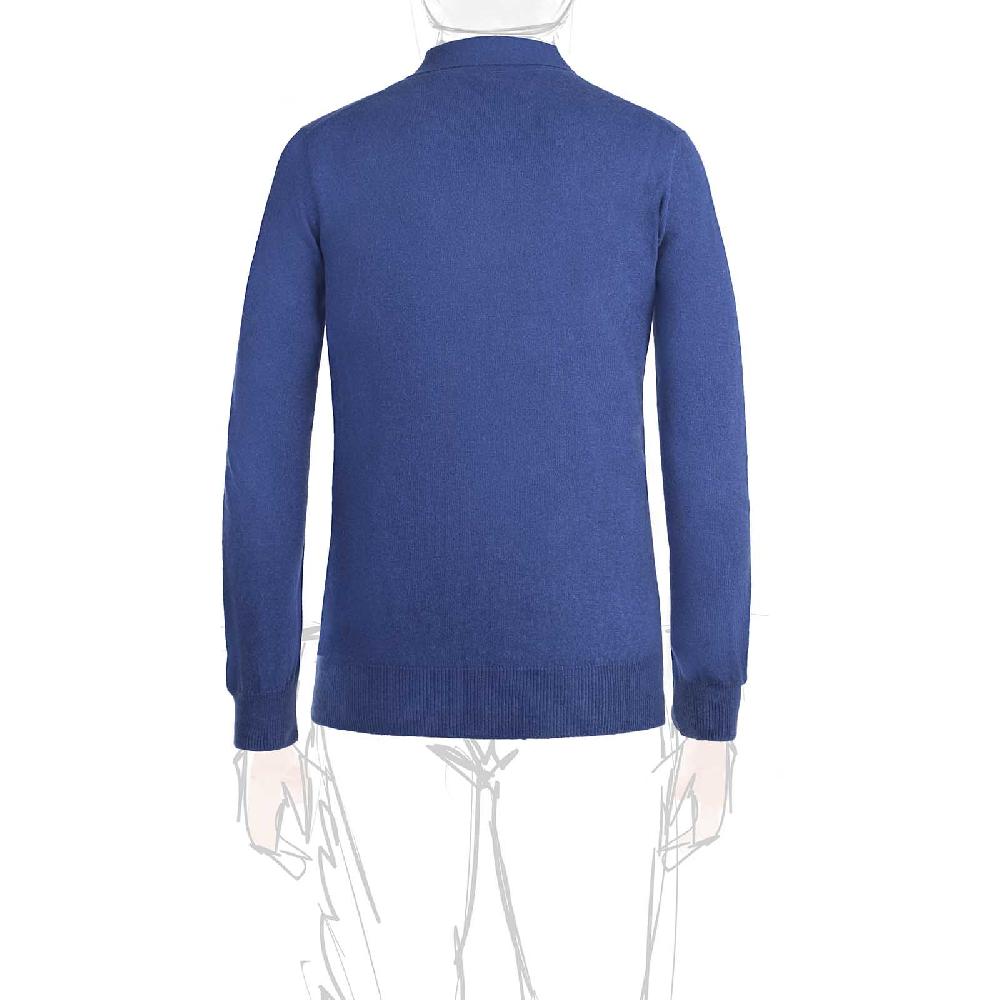 Rubinacci Polo in cashmere ceruleo Offerte giornaliere