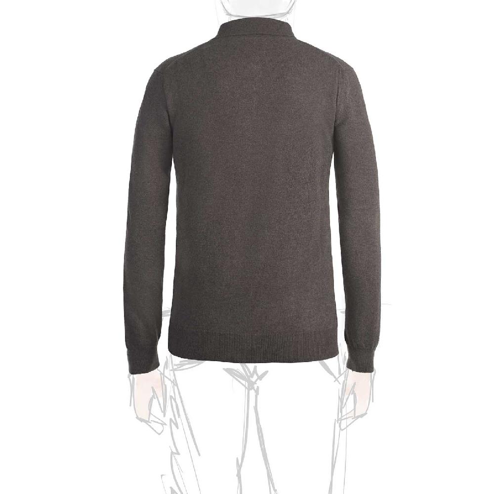 Rubinacci Polo in cashmere tortora Offerte speciali