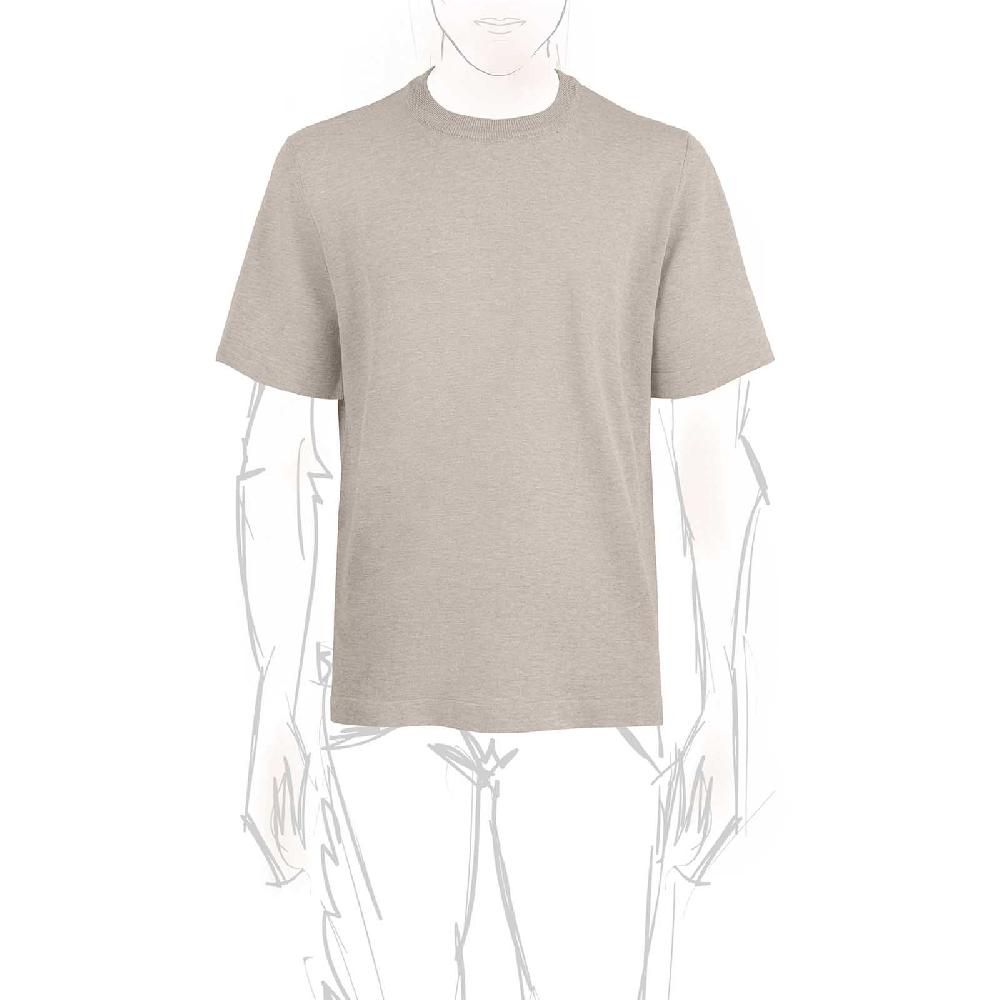 Rubinacci T-Shirt cotone beige Sconti VIP