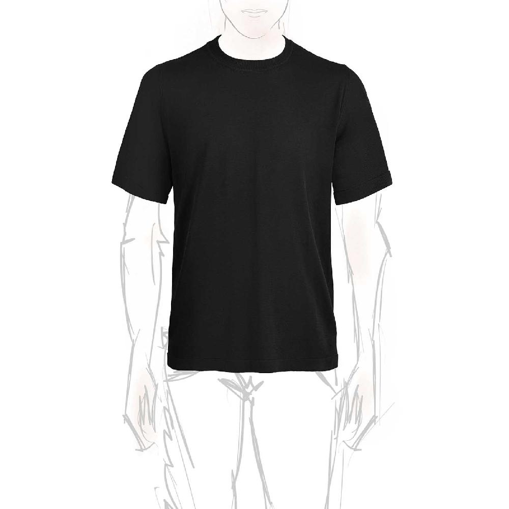 Rubinacci T-Shirt cotone nera Prezzo basso