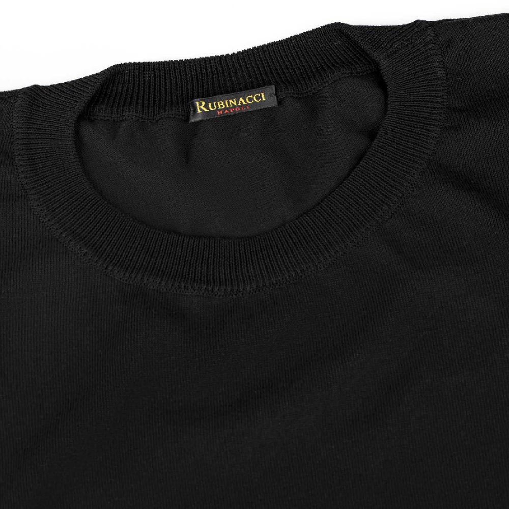 Rubinacci T-Shirt cotone nera Prezzo basso