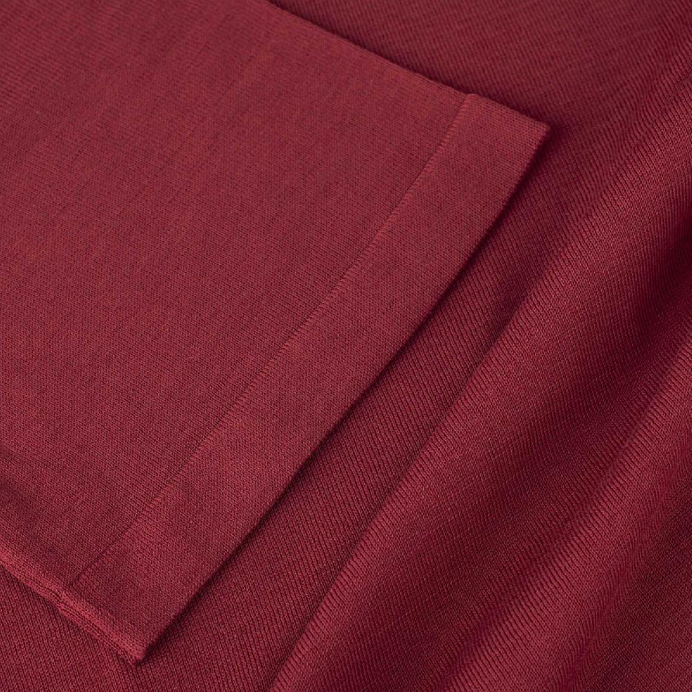 Rubinacci T-Shirt cotone bordeaux Super Saving Price