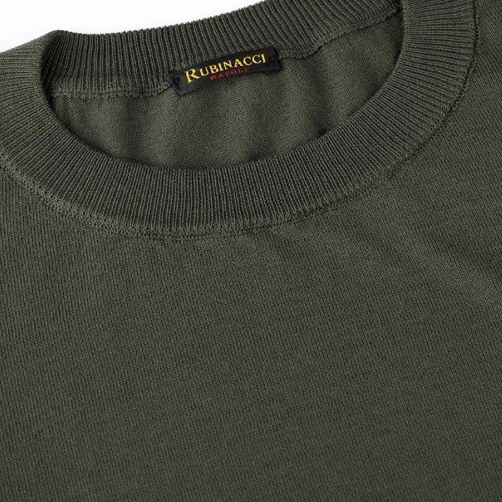 Rubinacci T-Shirt cotone verde militare Offerta settimanale