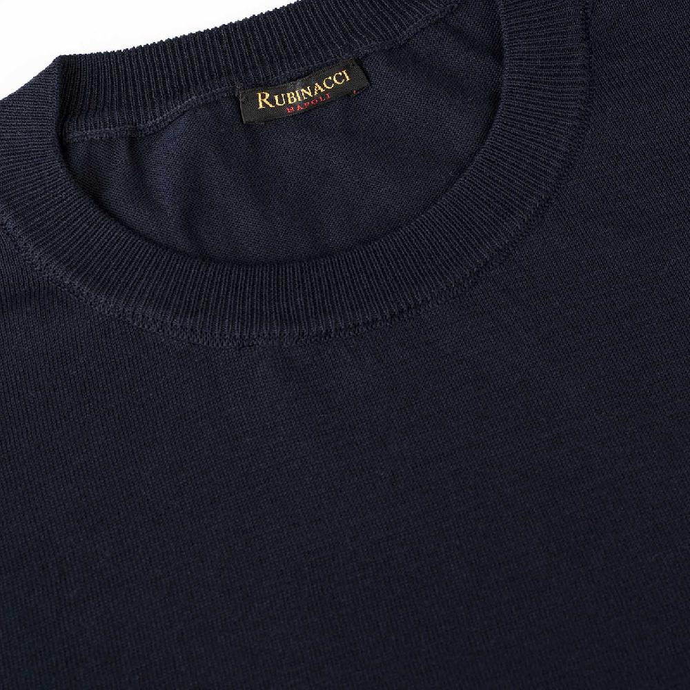 Rubinacci T-Shirt cotone blu Ritorno libero