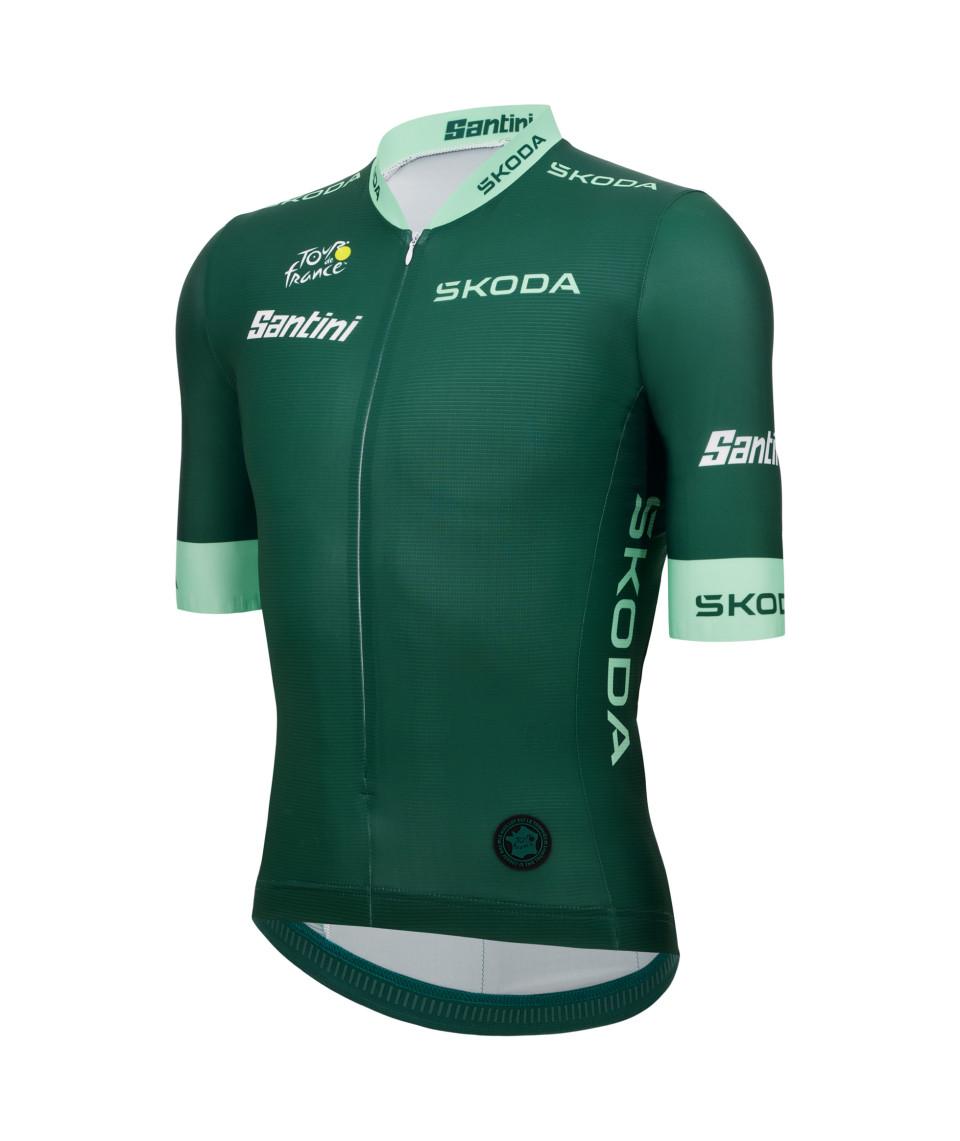 Santini Maglia Verde del Tour de France - MIGLIOR VELOCISTA - MAGLIA 2025