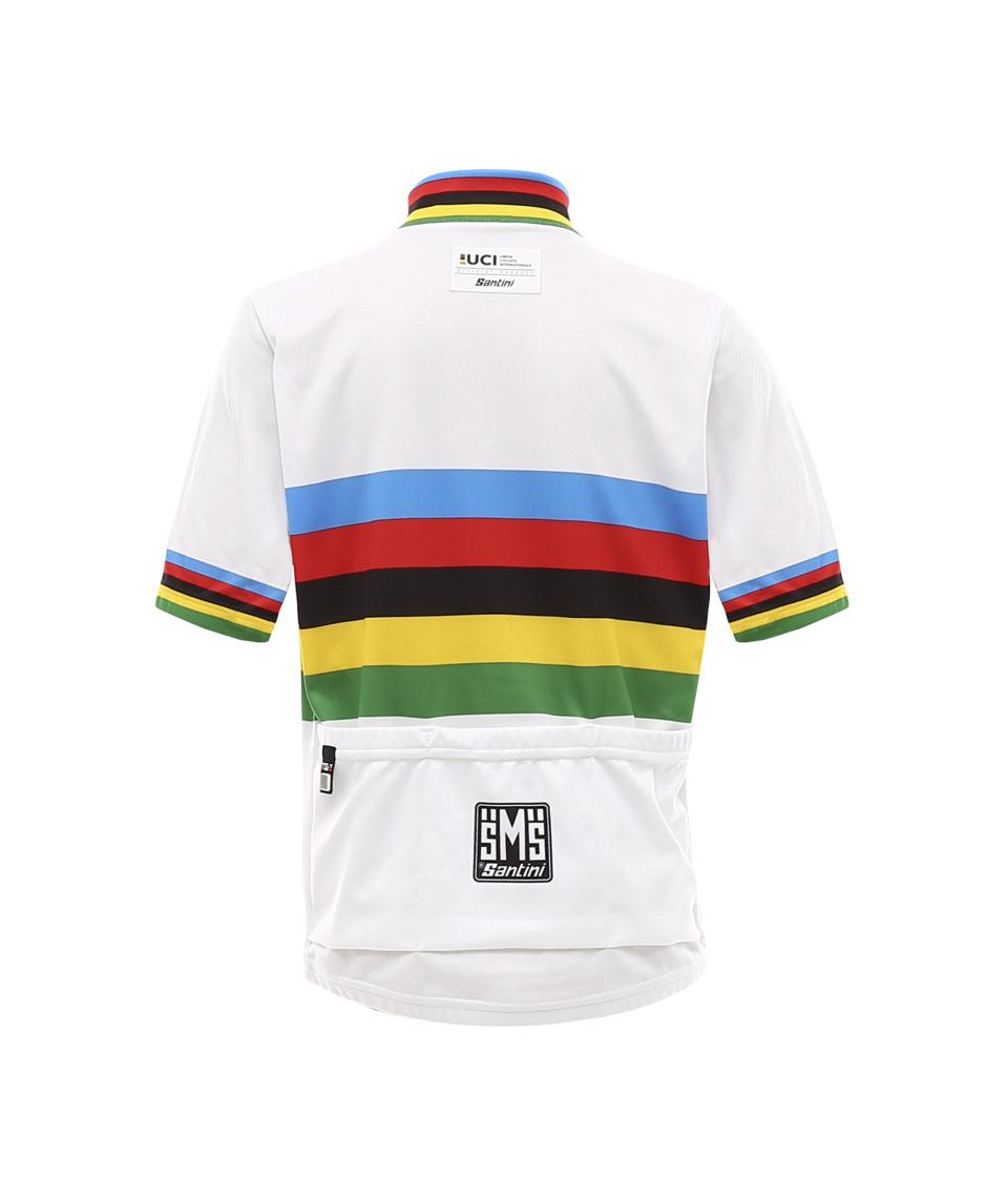 Santini UCI OFFICIAL CAMPIONE DEL MONDO - MAGLIA BAMBINO Qualità Garantita