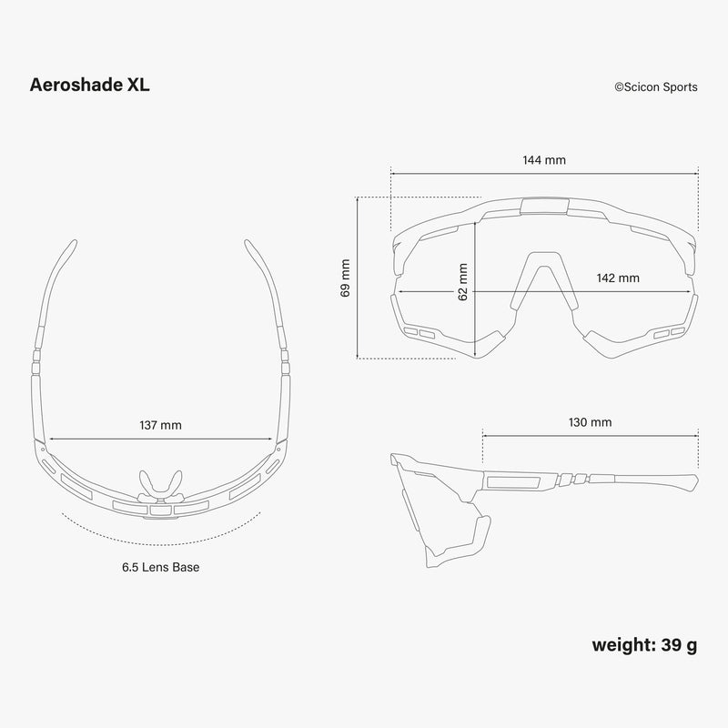 Scicon Aeroshade XL Occhiali Ciclismo Giallo Fluo/Blu Vendite Flash