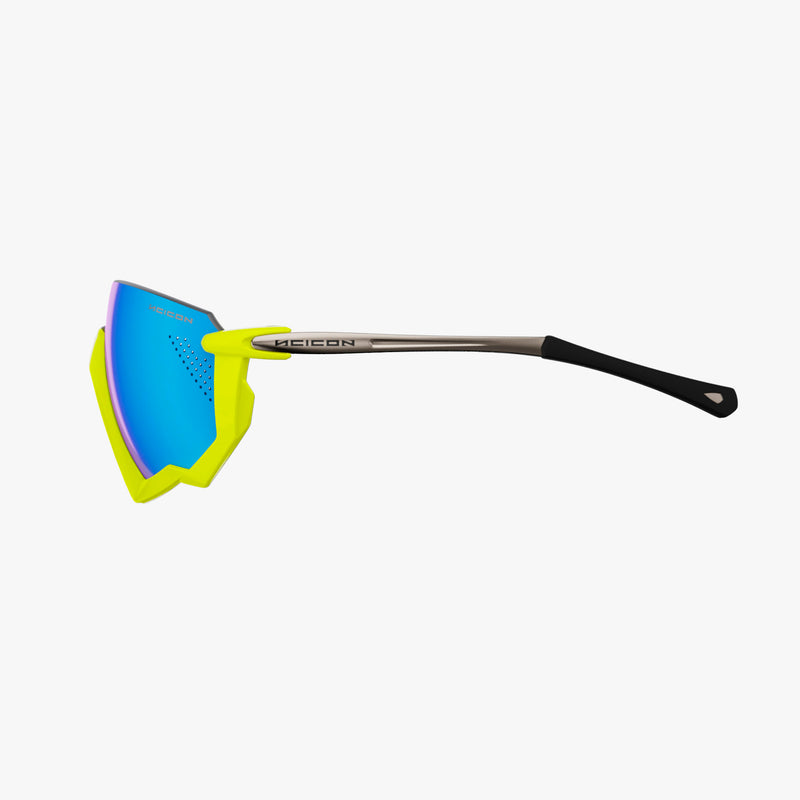 Scicon Aerojet Occhiali Ciclismo Giallo Fluo/Blu Nuova
