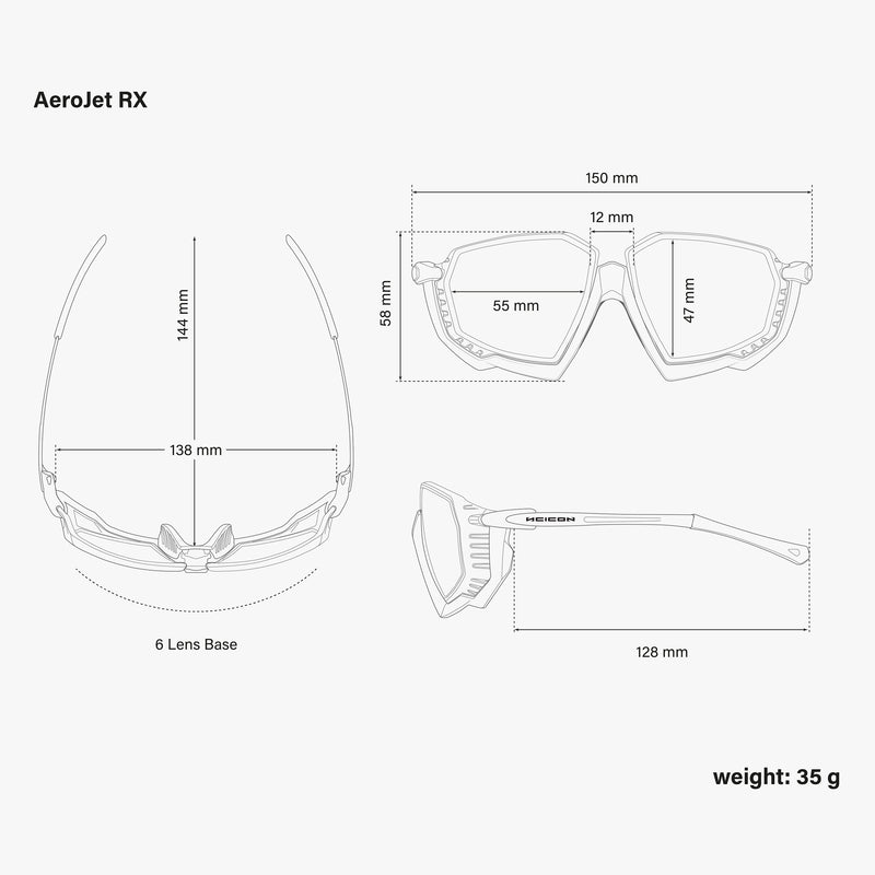 Scicon Aerojet Occhiale da vista per Ciclismo Cristallo Black Friday Prezzi