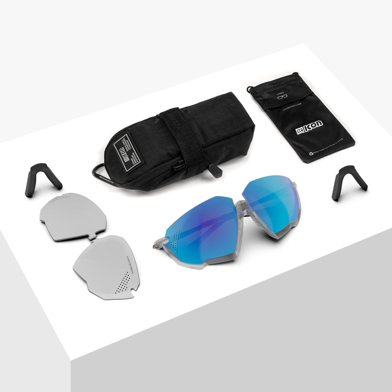 Scicon Aerojet Occhiali Ciclismo Cristallo/Blu Soddisfazione Garantita