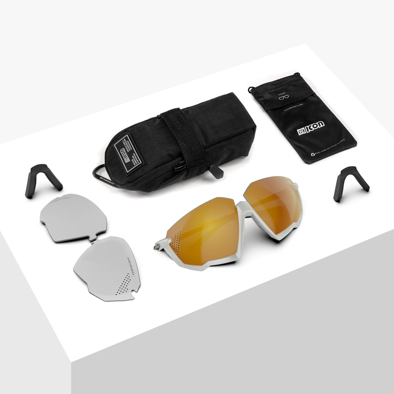 Scicon Aerojet Occhiali Ciclismo Bianco/Bronzo Promozione Limitata