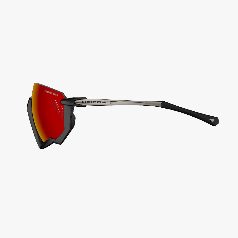 Scicon Aerojet Occhiali Ciclismo Nero/Rosso Nuovo
