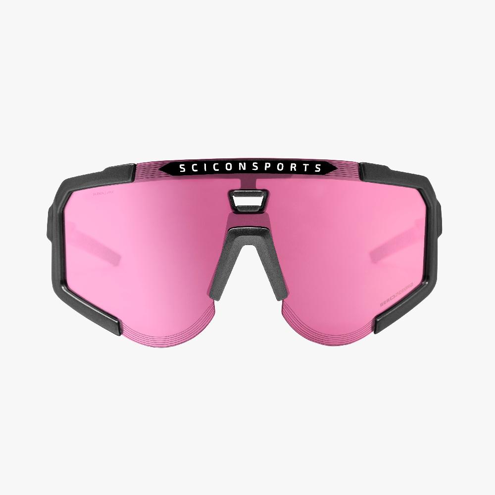 Scicon Occhiali Sportivi Aeroscope Antracite/Rosa Soddisfazione Garantita