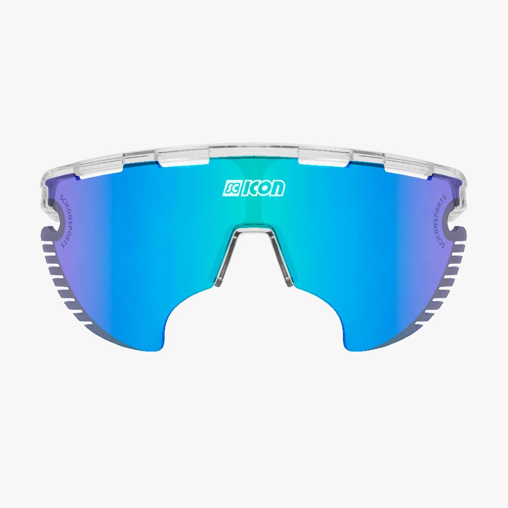 Scicon Occhiali Sportivi Aerowing Lamon Cristallo/Lente Blu Offerta
