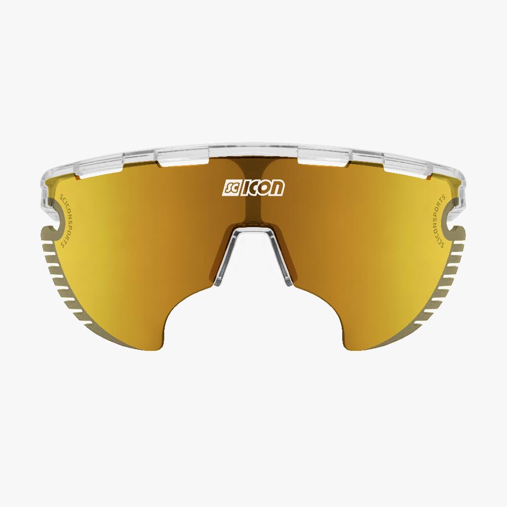 Scicon Occhiali Aerowing Lamon Cristallo/Lente Bronzo Specchiata Economico
