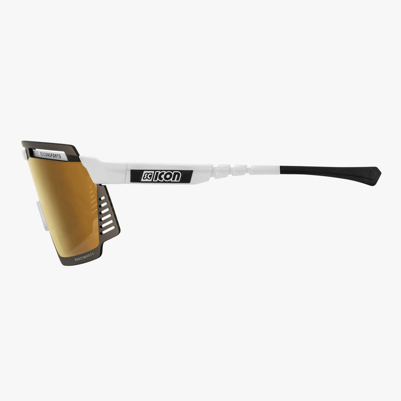 Scicon Aerowatt Occhiali Sportivi Bianco/Bronzo Hotsell