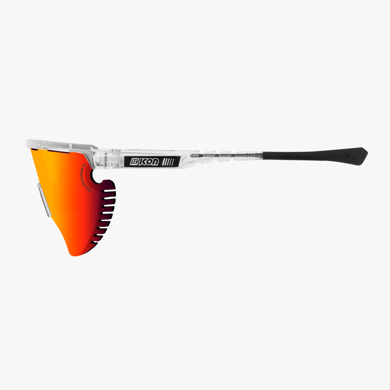 Scicon Occhiali Aerowing Lamon Cristallo/Lente Rossa Specchiata In Saldo