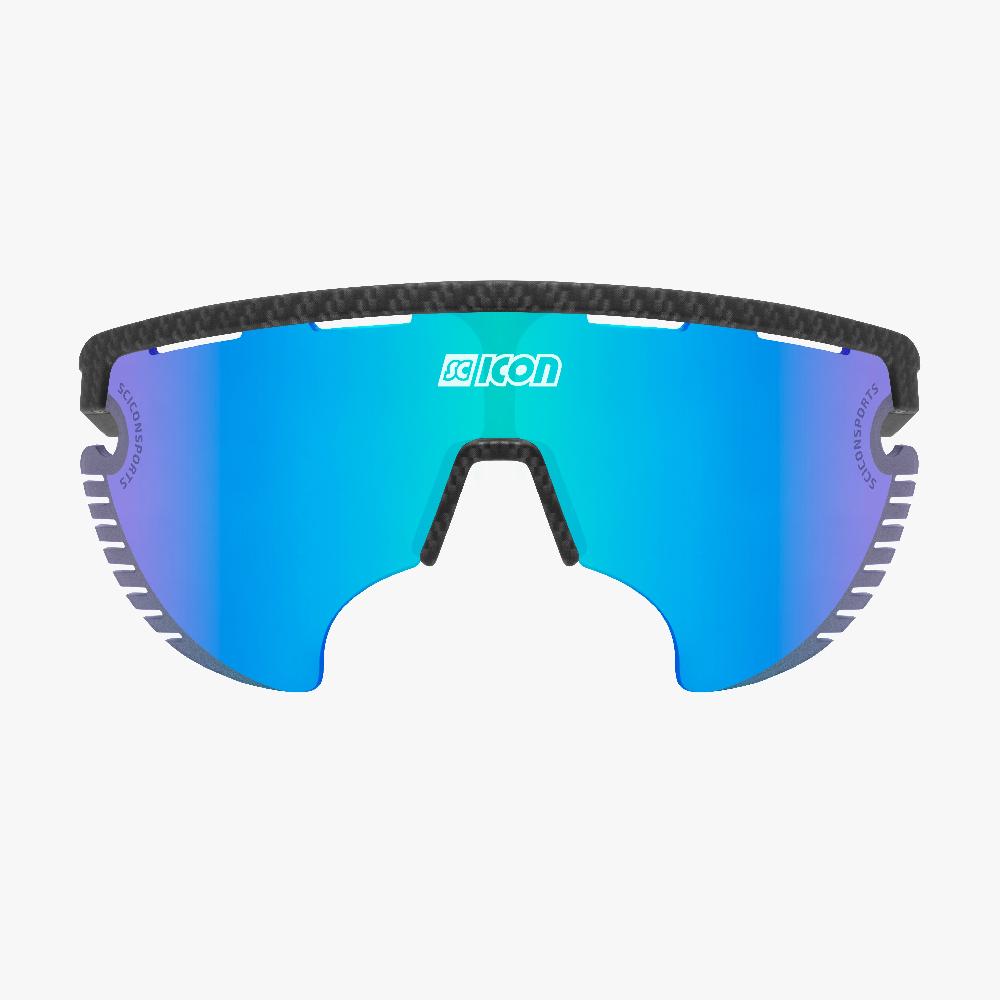 Scicon Occhiali Sportivi Aerowing Lamon Carbon/Lente Blu Specchiata Promozione Limitata