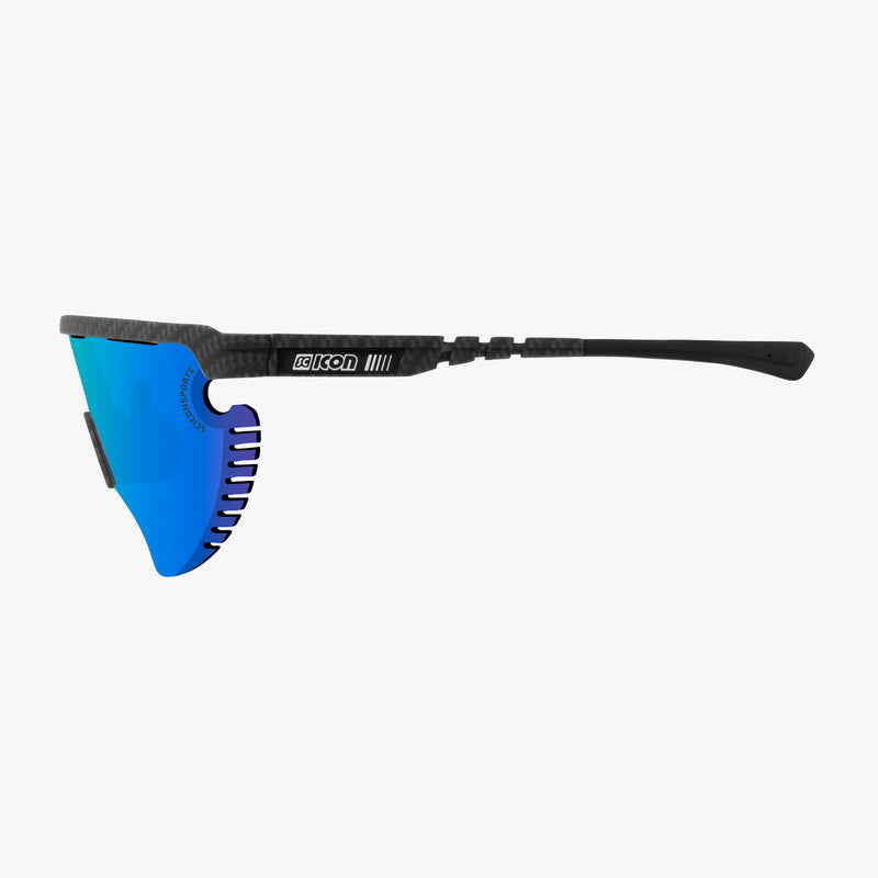 Scicon Occhiali Sportivi Aerowing Lamon Carbon/Lente Blu Specchiata Promozione Limitata