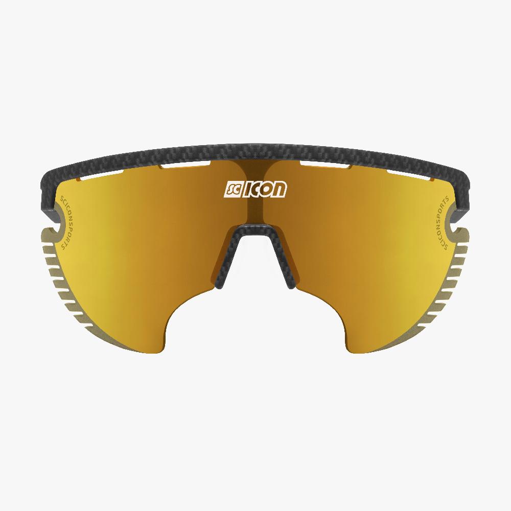 Scicon Occhiali Sportivi Aerowing Lamon Carbon/Lente Bronzo Specchiata Novità