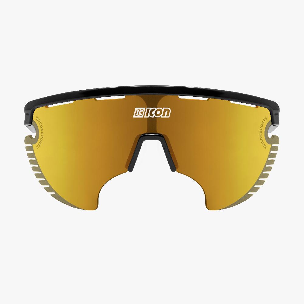 Scicon Occhiali Sportivi Aerowing Lamon Nera/Lente Bronzo Specchiata Sconto