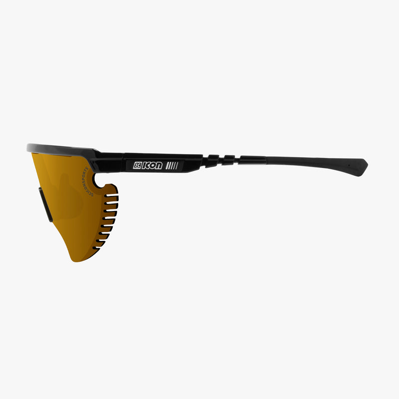 Scicon Occhiali Sportivi Aerowing Lamon Nera/Lente Bronzo Specchiata Sconto