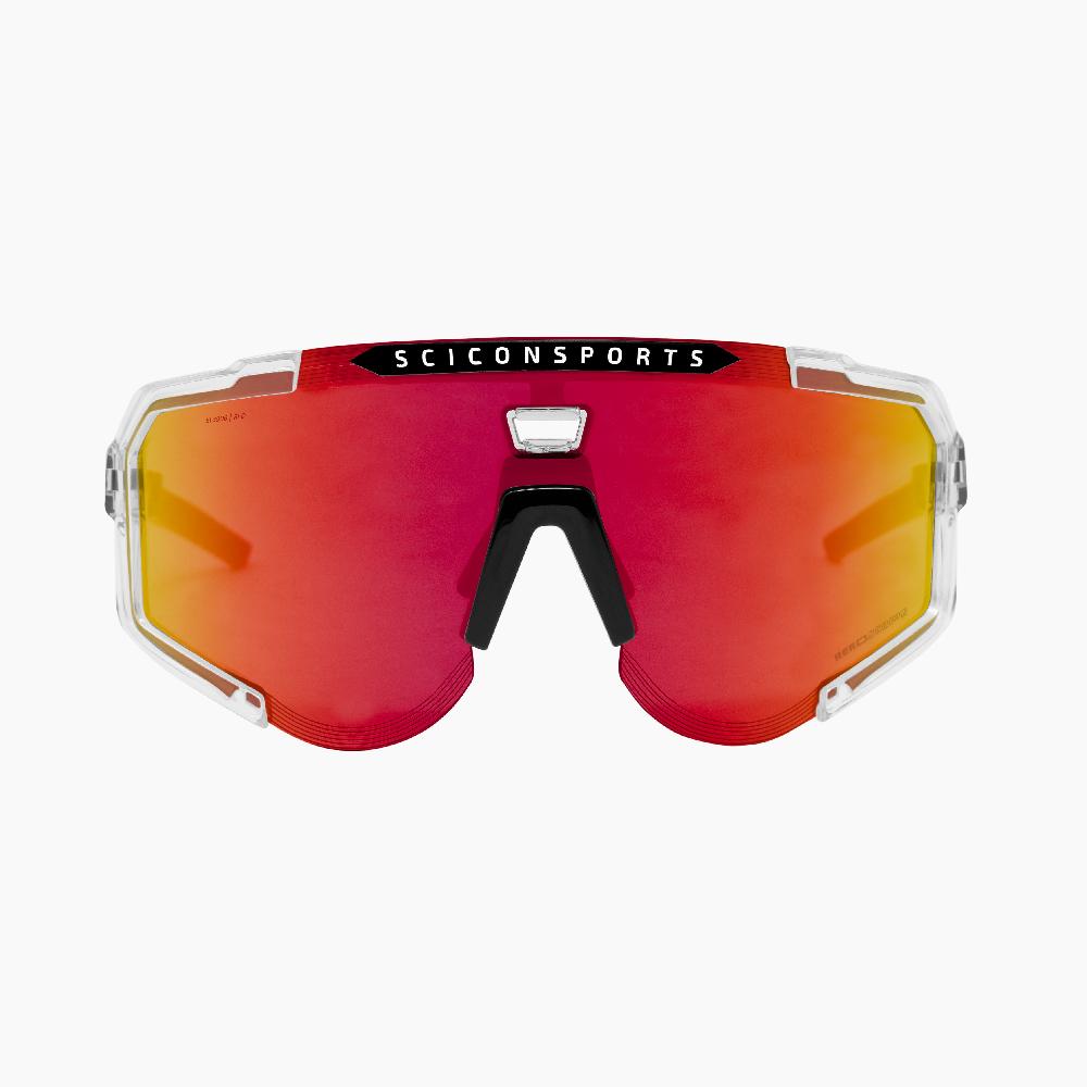 Scicon Occhiali Sportivi Aeroscope Cristallo/Rosso In Vendita