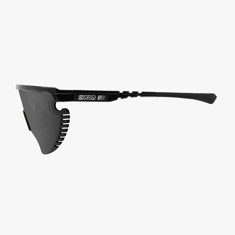 Scicon Occhiali Sportivi Aerowing Lamon Nera/Lente Argento Specchiata Vendite Flash