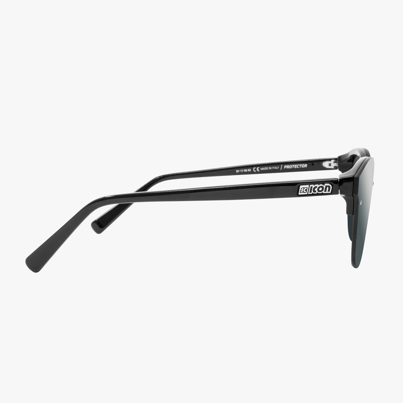 Scicon Occhiali da sole Protector Montatura Nera Lenti Argento Sconti VIP