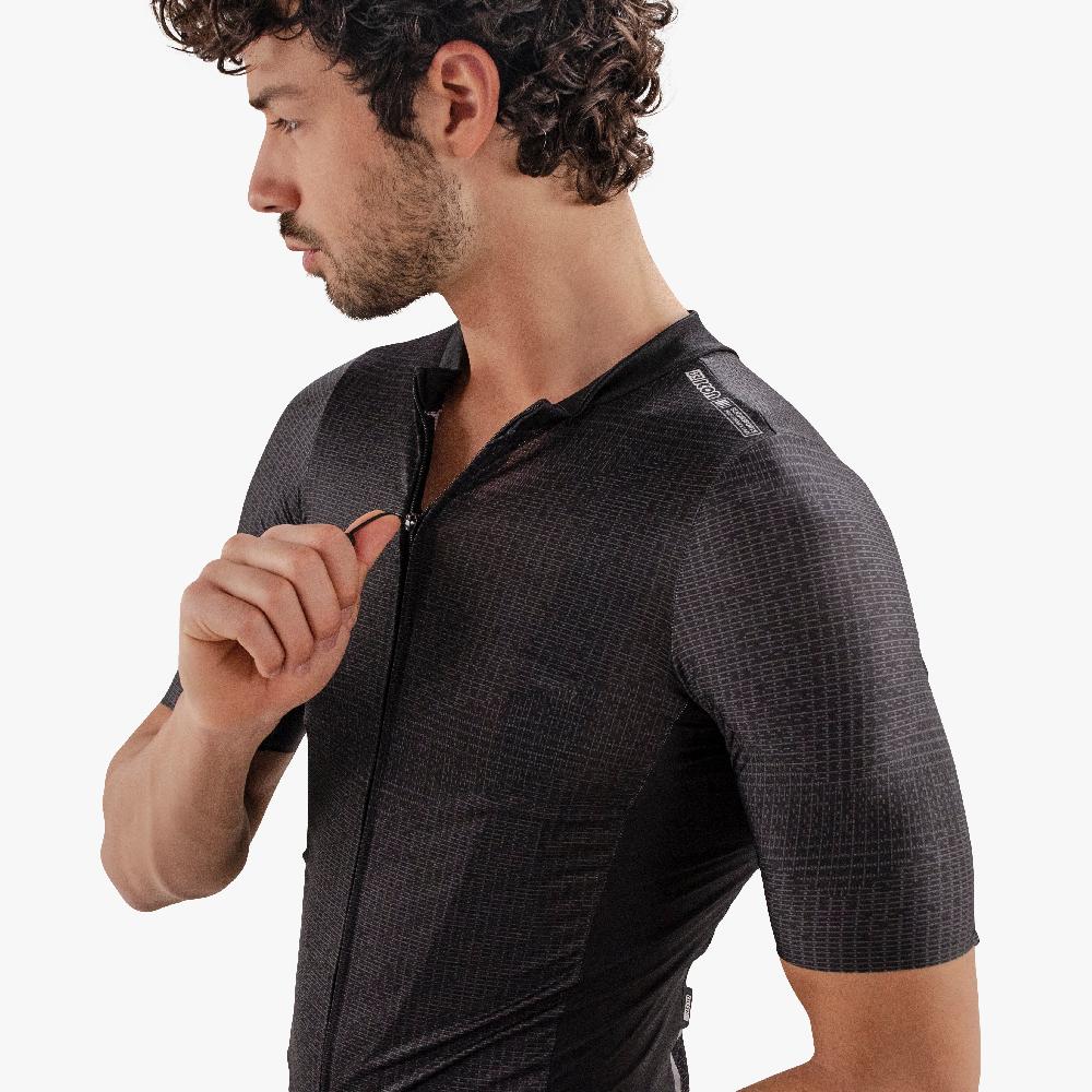 Scicon Maglia Ciclismo 9.5- X-Over Nera Esporta salva