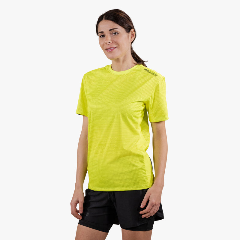 Scicon T-shirt Tecnica X-Over Gialla Fluorescente Presa