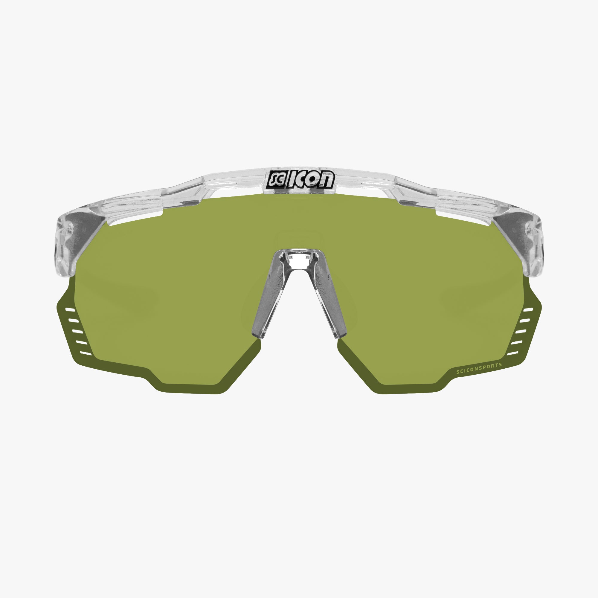 Scicon Occhiali Sportivi Aeroshade Kunken Cristallo/Verde Flash Sale