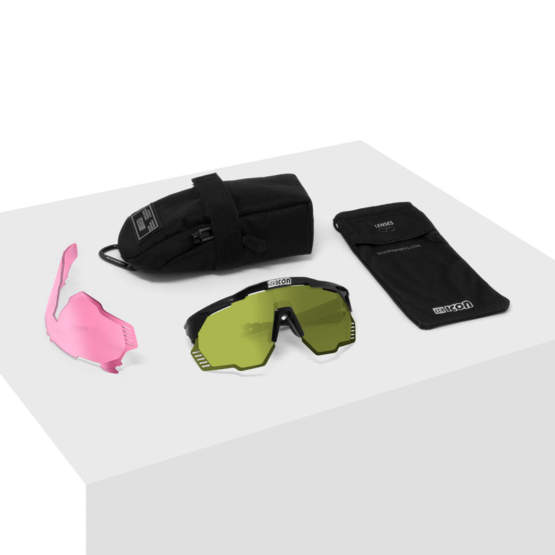 Scicon Occhiali Sportivi Aeroshade Kunken Cristallo/Verde Flash Sale