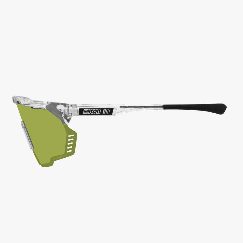 Scicon Occhiali Sportivi Aeroshade Kunken Cristallo/Verde Flash Sale