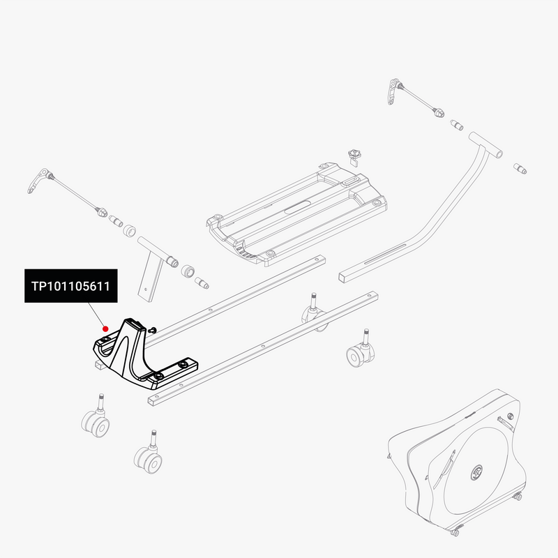 Scicon Base posteriore borsa porta bici Aerocomfort 3.0 Offerta San Valentino