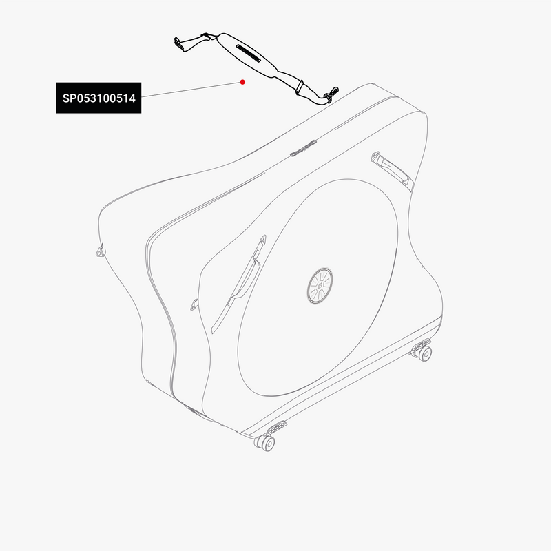 Scicon Cinghia a tracolla per borsa porta bici Nera Bestseller