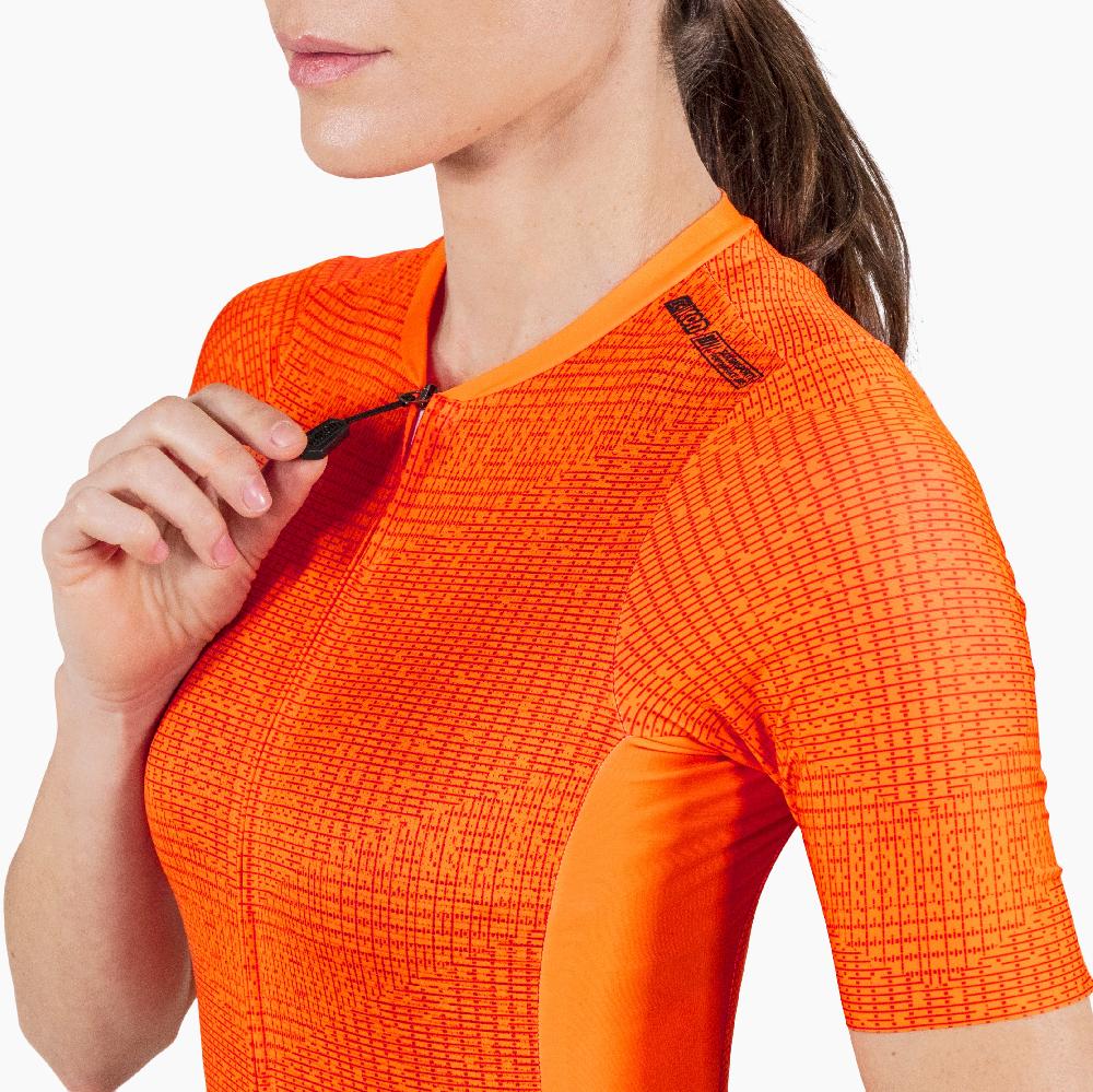Scicon Maglia Ciclismo Donna 9.5- X-Over Arancione Ultimo giorno