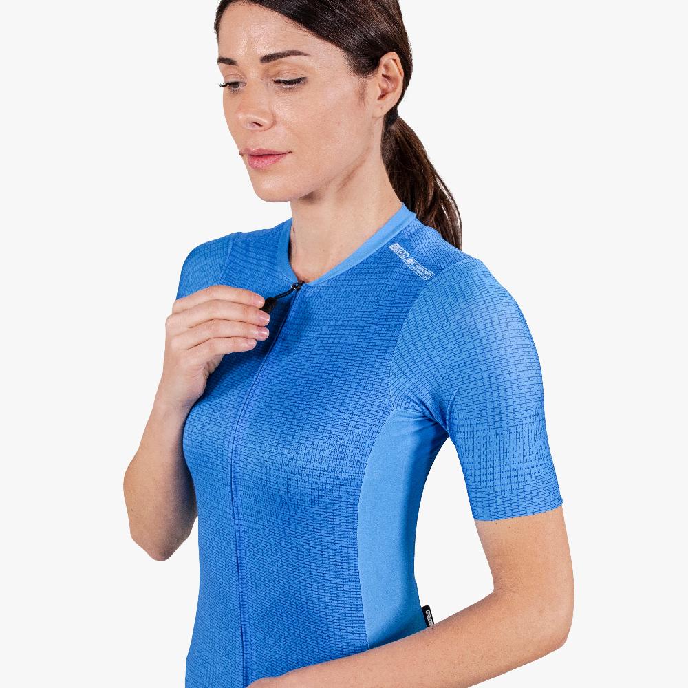 Scicon Maglia Ciclismo Donna 9.5- X-Over Ciano Promozione temporanea