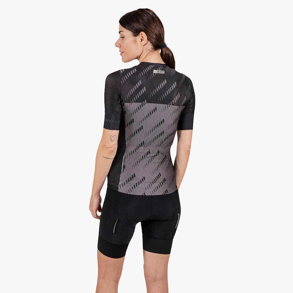 Scicon Maglia Ciclismo Donna X-Over Reflex Nera Fino al 65% di sconto