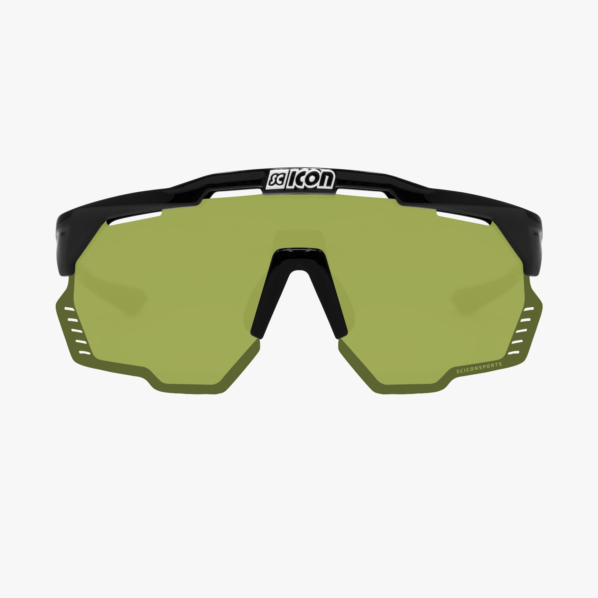 Scicon Occhiali Sportivi Aeroshade Kunken Nero/Verde Offerta speciale della fabbrica