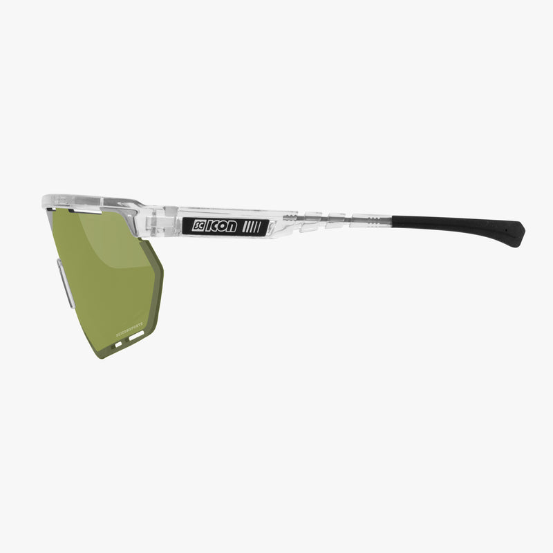 Scicon Occhiali Sportivi Aerowing Cristallo/Verde Solo un giorno rimasto