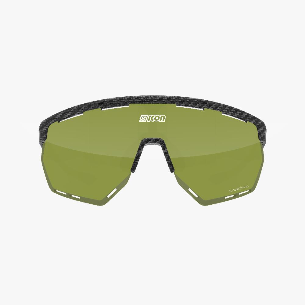 Scicon Occhiali Sportivi Aerowing Carbon Opaco/Verde 50% di sconto con spedizione gratuita