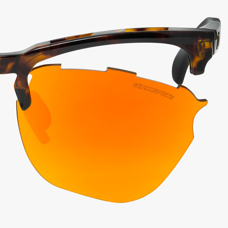 Scicon Occhiali da sole Gravel Tartarugati/Lenti Rosse Specchiate Negozi Online