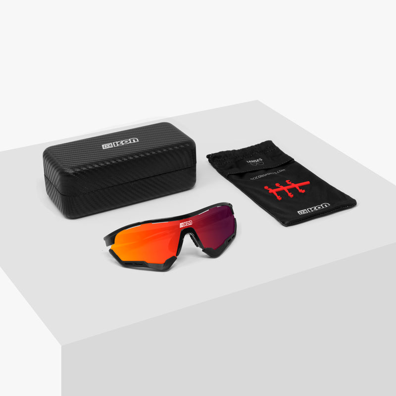 Scicon Aerotech XXL Occhiali Sportivi Bianco/Rosso Shopping Online