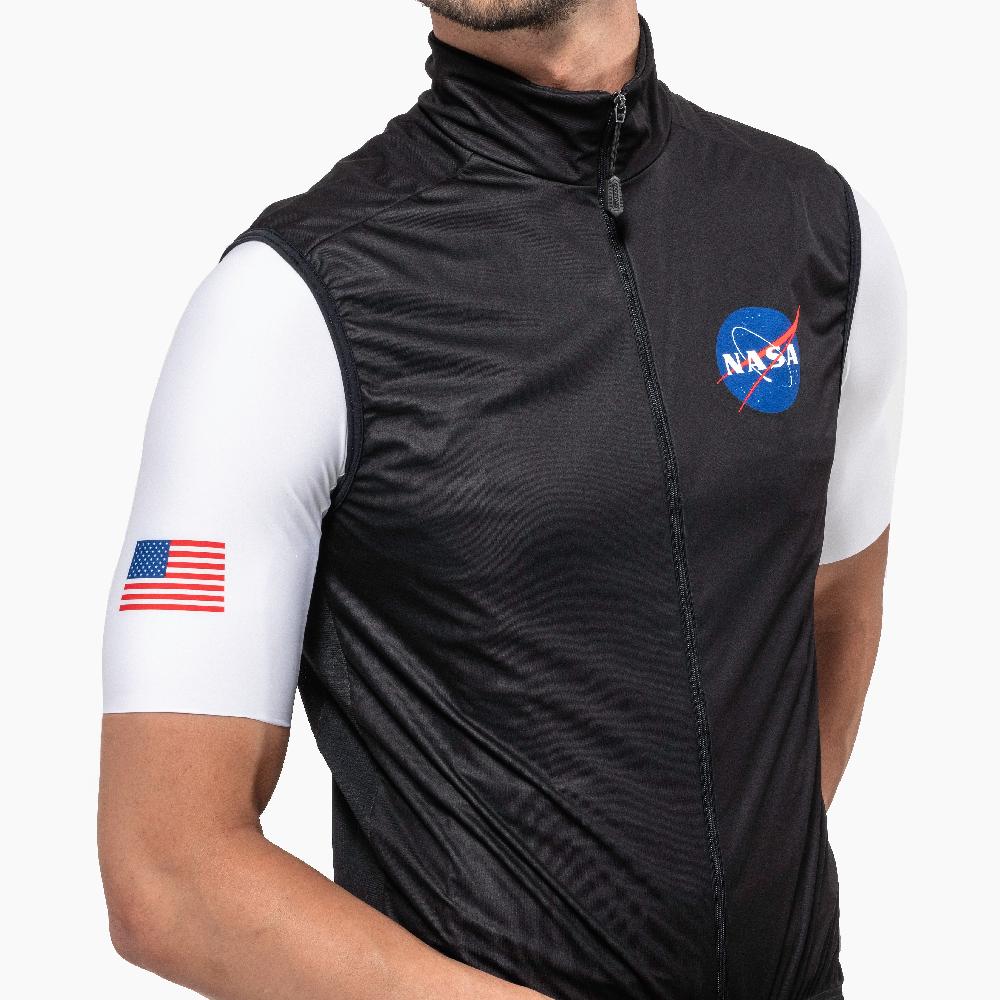 Scicon Gilet Antivento Space Agency01 Nero Prezzo Ridotto